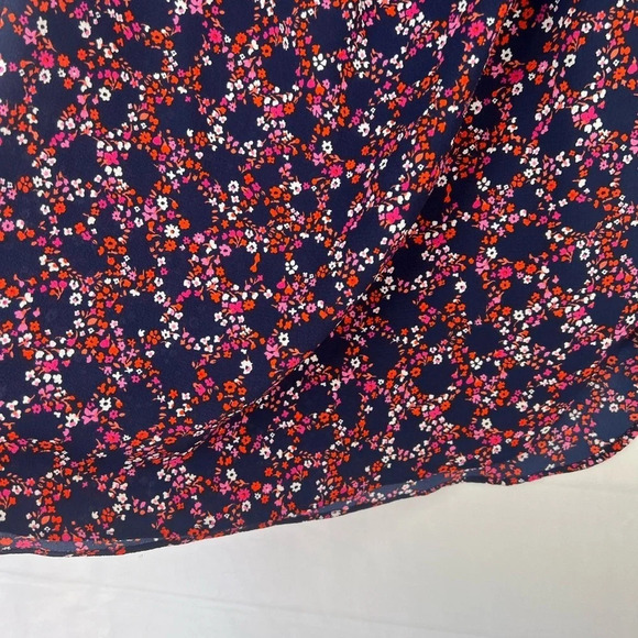 Michael Michael Kors Floral Print Off The Shoulder Top Short Sleeve Size M - Picture 5 of 12